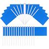 SCSpecial Bandiere piccole 25 pezzi mini bandiere palmari su bastone 20,1 cm x 14,9 cm bandiere da esterno per sfilate e decorazioni - blu