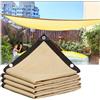 SSFMSF Telo Ombreggiante Con Occhiellato Protezione Raggi UV 90% Rettangolare Tenda da Sole Rete Telo Ombra Tenda da Sole, pre Privacypiscina giardino Il Balcone. (Giallo Chiaro ｜ 1 * 1m)