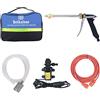 Beikalone Rondella elettrica della pompa dell'acqua dell'automobile, potere dell'automobile 12V 80W, 0.9bar 6L/min ad alta pressione, per il lavaggio dell'irrigazione decontaminazione