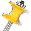 ANYGKT Fresa da 8 mm con Gambo a Naso di Toro e Fresa for fresatrice for Legno for Utensili in Legno(8xR3.17x22.35)