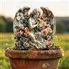 Generic Wings Girl - Picchetto da giardino in acrilico, per interni ed esterni, adatto per vasi di fiori e abbellimento del paesaggio, adatto per cortili e prato