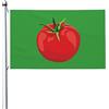 XVBCDFG Bandiera con pomodori freschi, 9 x 1,5 m, bandiere a doppia faccia durevoli per esterni decorazioni per cortile bandiere per feste in casa bandiera di benvenuto