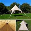 your GEAR Sonora - Tenda stellata Ø 10 x 4 m - Gazebo - Protezione solare - Traspirante - Misto cotone - Protezione UV - Impermeabile - Tenda per eventi
