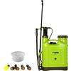 VITO Spray Zaino 16L Vito Pressione Manuale Spray e Getto végetaux e Giardini Accessori 3 ugelli