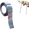 Generic Nastro riflettente per spaventare gli uccelli, dispositivo per spaventare gli uccelli, nastro doppio lato per casa, giardino, cortile, frutteto, patio, esterno