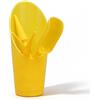 Generic Set di 4 attrezzi da giardinaggio in plastica per piantare piante in vaso (giallo)