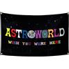 boyiflag Bandiera Astroworld da 0,9 x 1,5 m di alta qualità, decorazione divertente con occhielli in ottone