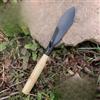 Generic Cazzuola da giardino in acciaio al manganese da 33 cm, pala a punta con manico in legno, strumento di scavo resistente per piantare, diserbare, trapiantare e allentare il terreno, lama larga 4,3 cm