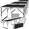 KESSER® Tavolo multifunzione professionale 3 pezzi, 100 x 60 cm, tavolo da tappezzeria, portata 30 kg, con funzione allungabile, tavolo pieghevole, tavolo da campeggio e da campeggio regolabile