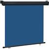 Gecheer Tenda Laterale per Terrazzo 170x250 cm Blu,Tenda avvolgibile verticale per esterni, tenda da Sole a Caduta, tenda a rullo, Tenda da sole laterale
