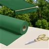 Byour3 - Tessuti Per Tende Da Sole Ombreggiante Gazebo -stoffa al metro per Esterno in Dralon Traspirante Frangisole Frangivento Anti Uv Per Pergola Copertura Solare No Pvc (Verde, 140 cm)