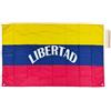 Pandiui23 Bandiera Venezuela Libertad, grande, 150 x 90 cm, bandiera Venezuela Libertad per balcone con 4 occhielli e 4 fascette (Venezuela Libertad)