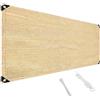 MAODUZI Telo per Balcone 90x500cm, Copri Cancello Esterno Ripara dal Sole e dal Vento Copertura per Ringhiera Balcone Robusto e Resistente per Balcone e Terrazza - Beige