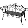 HLC AHHC - Panchine da giardino a 2 posti, mobili da esterni, 200 kg