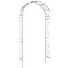 VERDEMAX ARCO IN ACCIAIO DA GIARDINO CM 110X35X225 VERDEMAX ROSE PIANTE
