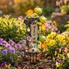 Generic Paletto da giardino in acrilico a forma di tartaruga, piatto 2D, per interni ed esterni, decorazione in acrilico, adatto per vasi di fiori e abbellimento del paesaggio, adatto per cortili e prato