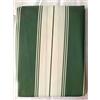 Corredocasa Tenda da Sole per Balcone a Righe Strette con Anelli per Esterno in Tessuto Resistente Che Protegge dai Raggi Solari (Verde V2, 140x250 cm)