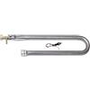 FONDERIA BONGIOVANNI | Bruciatore | Bruciatore Barbecue | 48x12 cm| Casa Barbecue | Cucinare | Gas GPL | accensione piezoelettrica in Omaggio