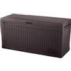 Keter 227420 Baule Comfy, Marrone,117 x 9 x 53 cm, 270 L