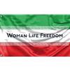 Dauksta Bandiera della Libertà della Vita della Donna Iran III | Stampa unica | Made in EU (90 x 150 cm)