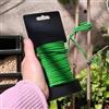 Generic Cravatte per piante da 10 m, resistenti, morbide e intrecciate, supporto per piante in TPR verde per pomodori, piante rampicanti e altro, spessore 2,5 mm