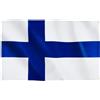 Runesol Bandiera Finlandia, 91x152cm, 3ft x 5ft, Bandiera Nazionale Finlandese, Croce Blu, Nordica, 4 Occhielli, 1 Occhiello in Ogni Angolo, Giorno dell'Indipendenza, Interno, Esterno, Epifania
