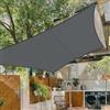 Cool Area Vela Ombreggiante Impermeabile 2.5x2.5m Quadrato,Antracite | Tenda a Vela Protezione 95% Raggi UV,Tenda da Sole per Giardino Esterno Terrazza