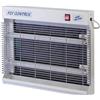 Orma Lampada INSETTICIDA Mosche Conforme HACCP Fly Control 2X15 W in LAMIERA Copre 200 mq