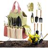 Nevalerra Attrezzi Da Giardinaggio Manuali Attrezzatura da 9 Pezzi per Piantumazione | per Piantumazione all'Aperto Per Serra Prato Cortile Rifinitura Potatura Sarchiatura Scavo Taglio Giardino Esterno