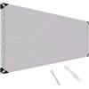 MAODUZI Frang-ivista, Frang-ivista Balcone 120x350cm, Rete per Recinzione Antivento e Anti-UV Fasce Frang-ivista per Ringhiere Robusto e Bello per Balcone e Terrazza - Grigio