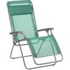 Lafuma MOBILIER Sedia a Sdraio reclinabile Relax, Pieghevole e Regolabile, R Clip, Batyline, Colore: clorofilla, LFM4020-9266
