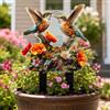 Generic Pali da giardino in acrilico, decorazione da giardino a forma di farfalla, decorazione per giardino, prato, aiuola, patio, portico e esposizione stagionale (colibrì)