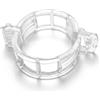 Generic 100 clip di supporto per piante in plastica per supporto, vite e pomodoro, ortaggi, piante da giardino, per crescere in posizione verticale, rende le piante più sane (bianco, 100 pezzi)