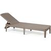 Keter Sdraio Prendi Sole da Esterno, Colore Cappuccino, 187.5 x 58 x 29 Centimetri