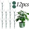 Generic 12 pali di supporto per piante, traliccio rampicante, bastoncini per piante, in plastica, impilabili e staccabili, per Monstera, pomodoro, piante in vaso e rampicanti per interni ed esterni (10