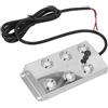 Akozon Nebulizzatore a Ultrasuoni per Fontane，5M con 6 Teste in Acciaio | Design Impermeabile Ip67,Silenzioso Interni Ed Esterni,Compatibile Dc45-48V