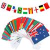 G2PLUS Bandierine internazionali decorative, paesi del mondo, varie bandiere nazionali 14 cm x 21 cm, per tifosi di calcio, rugby, presentazione eventi, 100 National Flags