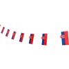 Pandiui23 Bandiera della Serbia 40 pz bandiera della Serbia Ghirlanda Serbia 11.4M Bandierine Serbia Bandiera Nazionale Serbia 14x21 cm per Decorazioni Bar da Giardino (Serbia)
