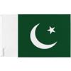 Pixelforma Bandiera del Pakistan in diverse dimensioni 100% poliestere Stampa con doppio orlo 1. No occhielli 20 x 30 cm