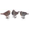 London Ornaments Londra ornamenti L02420040 bronzo uccelli (set da 3)