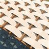 Giuri Tessuti - Fascia Ombreggiante in PVC Laccato Anti-UV da 650 g/m² per Pergola e Gazebo - Telo Copertura a Onda da Esterno al Metro Lineare (H 60 cm, Panna)