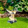 Generic Paletto decorativo da giardino, per esterni e interni, prato, piante in vaso, impermeabile e leggero (20 x 13 cm)