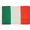 AZ FLAG Bandiera Italia 45x30 cm Stendardo Italiana Poliestere 100D Asola | Uso interno ed esterno bandiera decorativa doppie cuciture e bordi rinforzati con guaina per asta