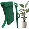 Generic Fascette riutilizzabili in nylon antiscivolo regolabili da 15,2 cm con chiusura a gancio e anello, verde, ideali per piante rampicanti, supporto e cravatte per ghirlande, 50 pezzi