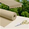 Byour3 - Tessuti Per Tende Da Sole Ombreggiante Gazebo -stoffa al metro per Esterno in Dralon Traspirante Frangisole Frangivento Anti Uv Per Pergola Copertura Solare No Pvc (Beige, 200 cm)