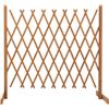 Gecheer Traliccio da Giardino Arancione 180x100 cm Massello di Abete,Traliccio Estensibile in Legno,Graticolato in Legno,Traliccio per Rampicanti da Esterno,per Piante rampicanti