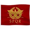 Nice Captain Bandiera dell'esercito romano imperiale per attività all'aria aperta, bandiera storica Vexillum (SPQR)