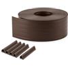 Quest Striscia Frangivista PVC 10 cm - Marrone, 52 m | Nastro protettivo per recinzione a doppia asta, per giardino, balcone e terrazza, resistente alle intemperie e ai raggi UV