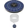 Cyuluoy Aeratore per Laghetto a Energia Solare Pompa d'Aria Portatile a Basso | Set Pompa di Ossigeno Galleggiante Per Giardino Acquari Vasche Pesci Cortile Paesaggio e Abbeveratoio per