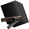 Sconosciuto BBQ Grill Mats,riutilizzabili e facili da pulire,Set di 5 tappetini per cottura su griglia elettrica, gas, carbone, forno, antiaderente BBQ Grill Mat